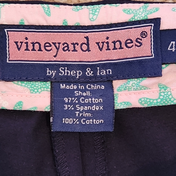 Vineyard Vines Somerset crop pants  Size 4 Color navy - Picture 9 of 12